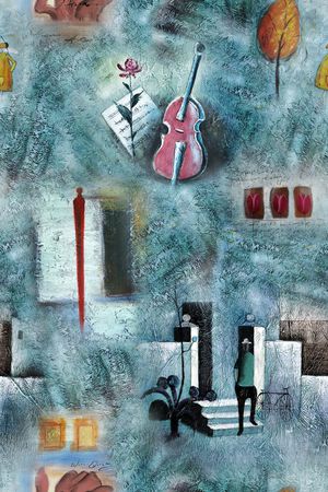 抽象印花华亿平台图片