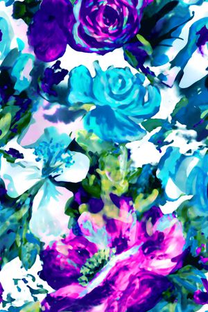 乱花印花华亿平台图片