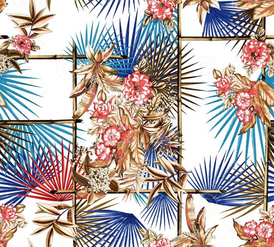 水仙花印花华亿平台图片