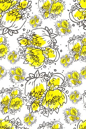 罂粟花印花华亿平台图片