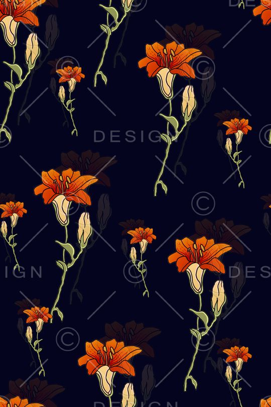 水仙花印花华亿平台图片