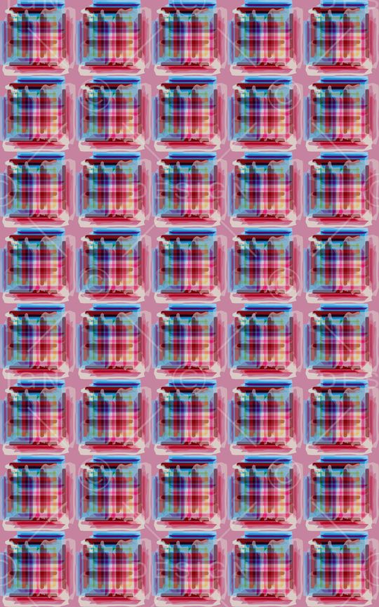 格子混搭印花华亿平台图片