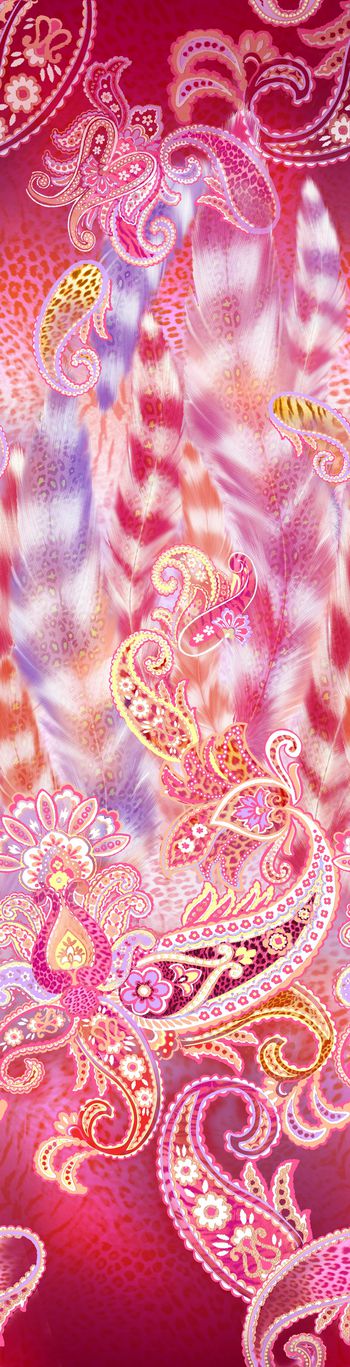 不规则几何印花华亿平台图片