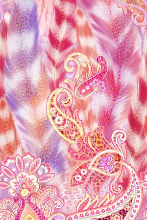 不规则几何印花华亿平台图片