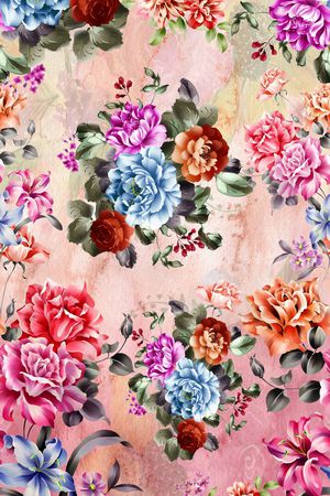 乱花印花华亿平台图片