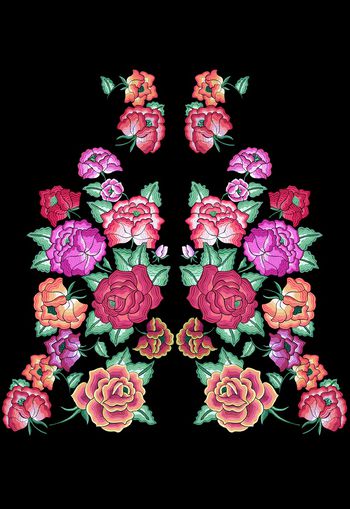 739323-花卉刺绣定位