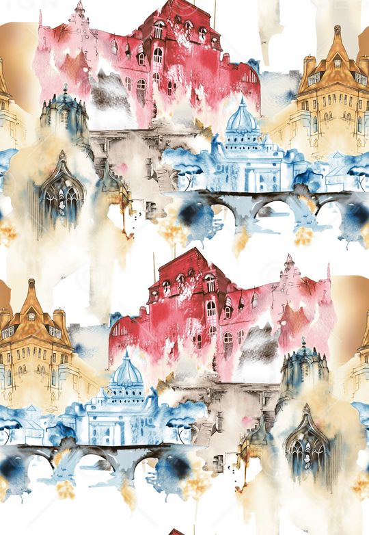 水墨印花华亿平台图片