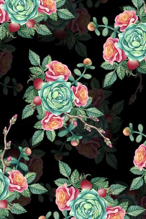 乱花印花华亿平台图片