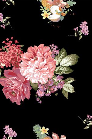 玉兰花印花华亿平台图片