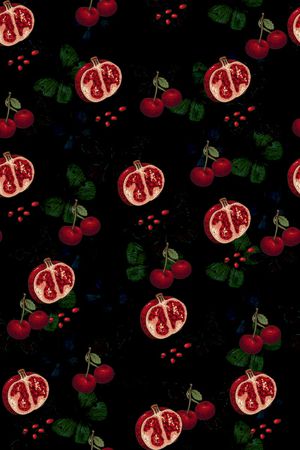 石榴印花华亿平台图片