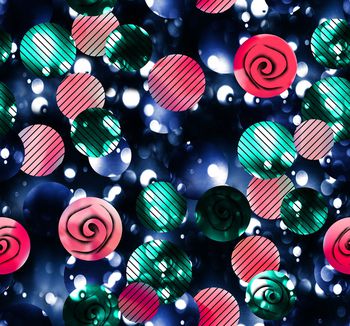 圆形印花华亿平台图片