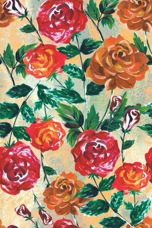 手绘印花华亿平台图片