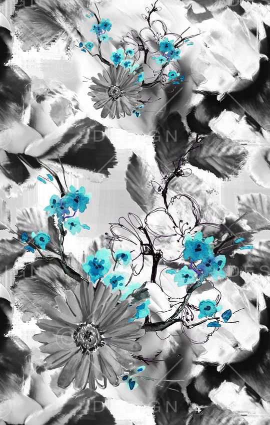 手绘印花华亿平台图片