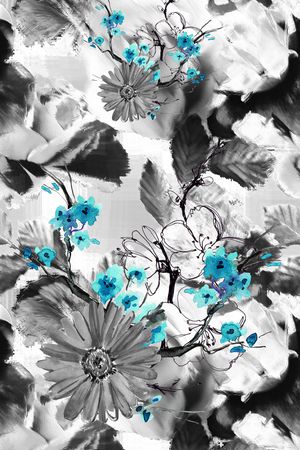 手绘印花华亿平台图片