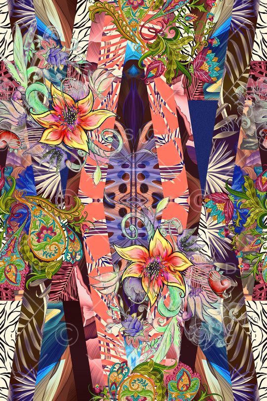 时尚印花华亿平台图片