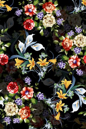 小碎花印花华亿平台图片