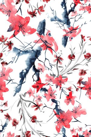 手绘印花华亿平台图片