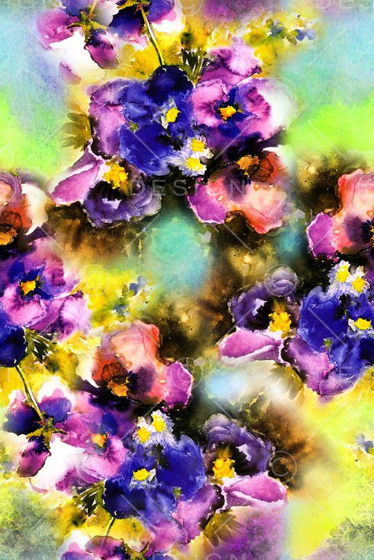 花朵印花华亿平台图片