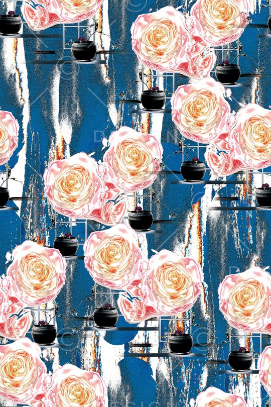 花瓣印花华亿平台图片