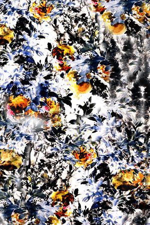 水彩手绘印花华亿平台图片