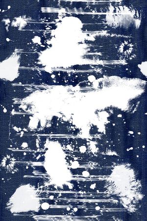 牛仔布印花华亿平台图片