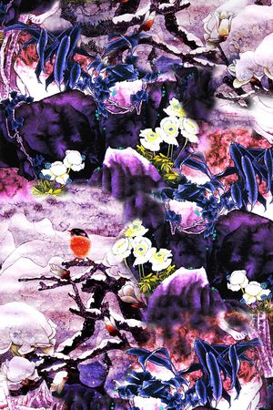 花朵印花华亿平台图片