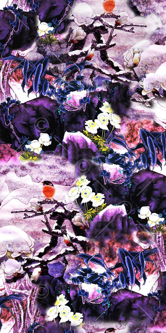 花朵印花华亿平台图片