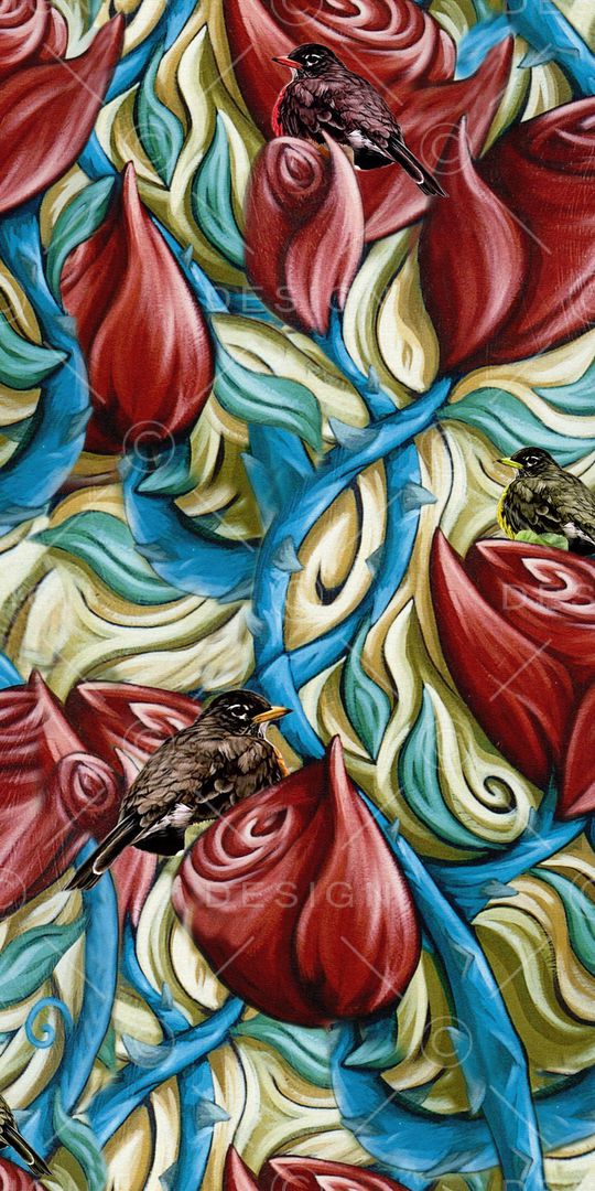 郁金香印花华亿平台图片