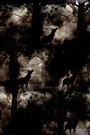 森林纹理印花华亿平台图片