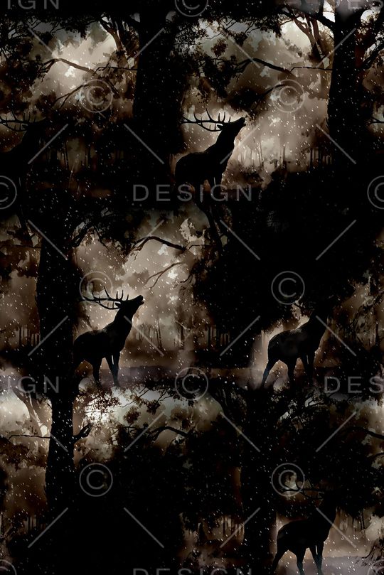 森林纹理印花华亿平台图片