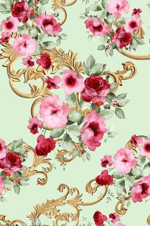 手绘印花华亿平台图片