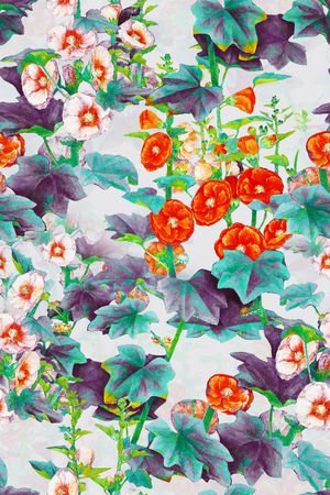 手绘印花华亿平台图片