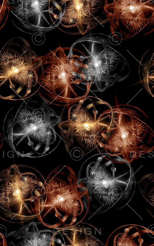 抽象几何纹理圆形印花印花华亿平台图片