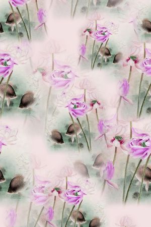 花朵印花华亿平台图片