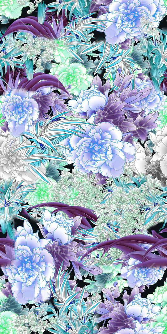 花朵印花华亿平台图片