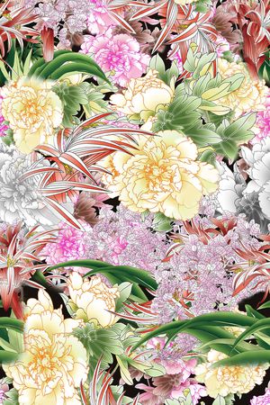 花朵印花华亿平台图片