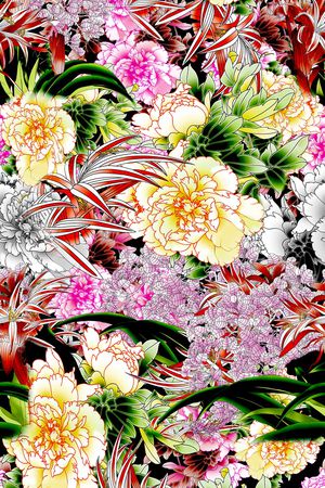 花朵印花华亿平台图片