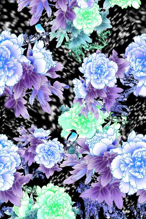 花朵印花华亿平台图片