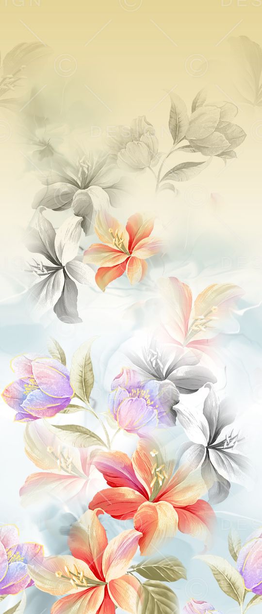 花朵印花华亿平台图片