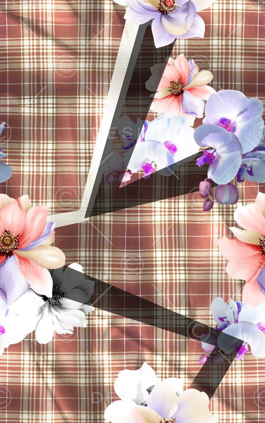 格子印花华亿平台图片