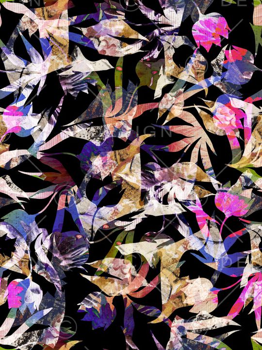 手绘印花华亿平台图片