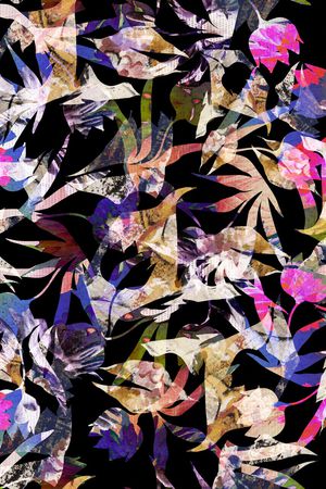 手绘印花华亿平台图片