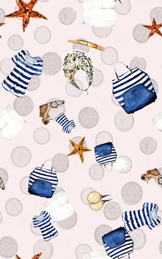 小清新印花华亿平台图片