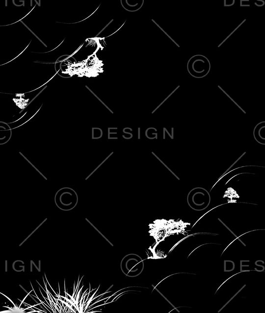 抽象纹理几何花卉数码印花印花华亿平台图片