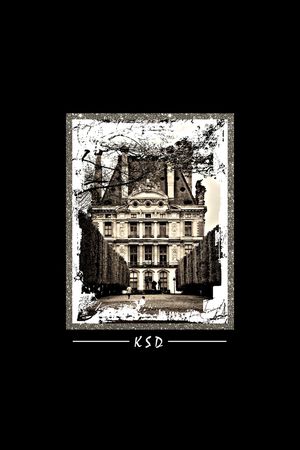 复古建筑印花华亿平台图片