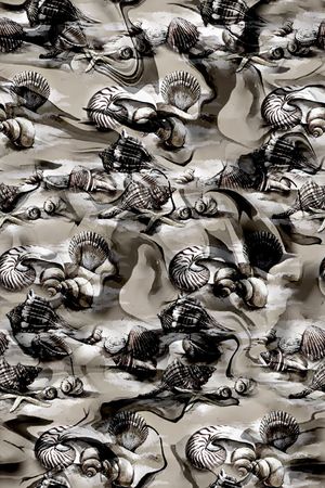 海洋风印花华亿平台图片