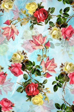 水彩印花华亿平台图片