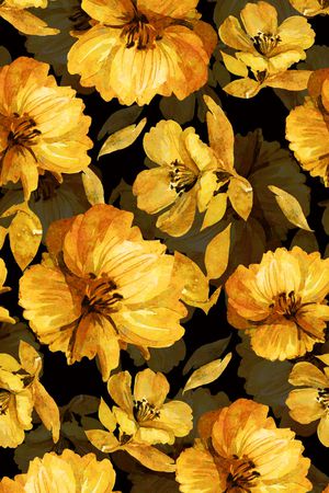 花朵印花华亿平台图片