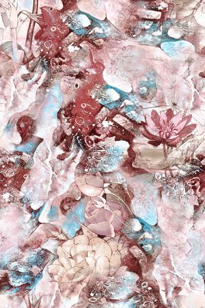 乱花印花华亿平台图片