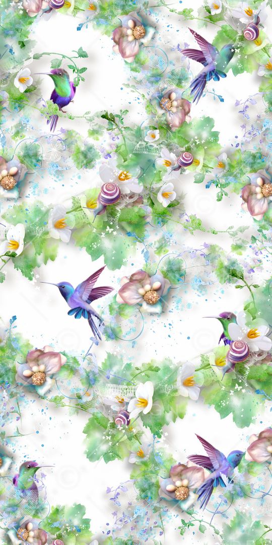 数码花卉类印花华亿平台图片